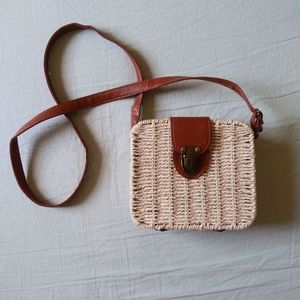Small Crossbody Bag (Vegan leather straps)